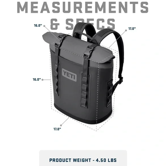Yeti-M12 BACKPACK SOFT COOLER - Picture 3 of 8